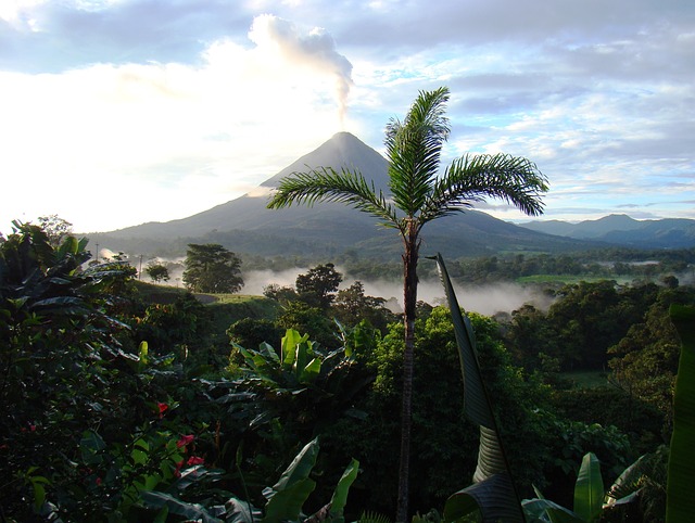 Arenal Vulkan in Costa Rica Backpacking in Mittelamerika auf dem Gringo Trail