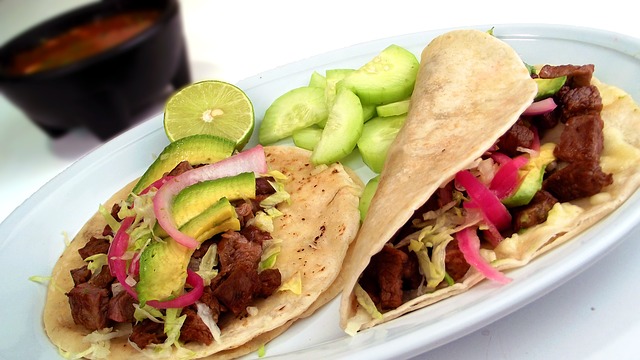 Tacos Essen Backpacking in Mexiko